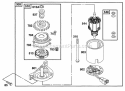 Electric Starter Diagram and Parts List for 099772-0111-02  Briggs and Stratton Engine